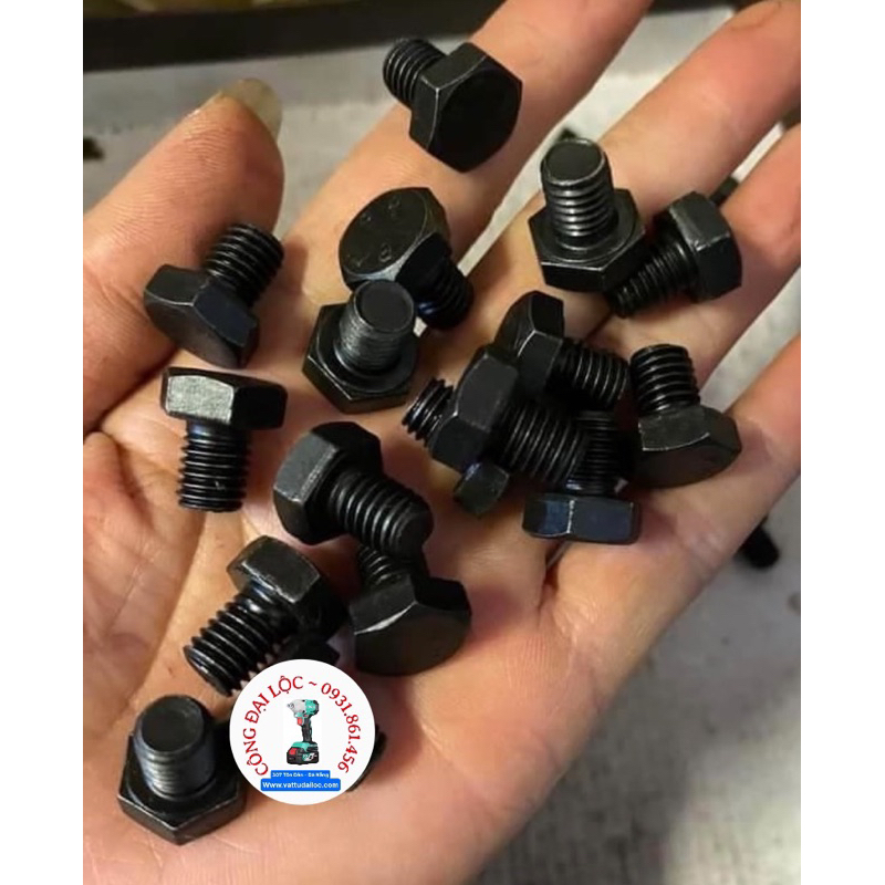 20 con Ốc siết lưỡi bào máy liên hợp , thép đen , cấp bền 8.8 , M8 x 15mm