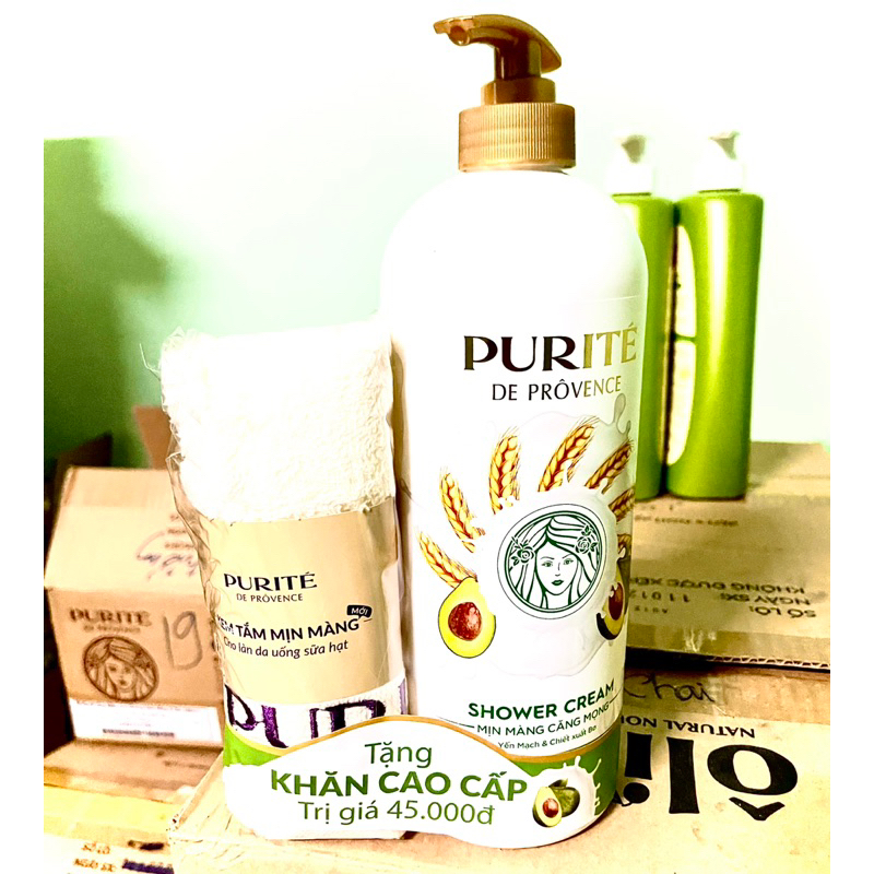 Sữa Tắm Purite Dưỡng Ẩm Tinh Chất Sữa Ong Chúa Chery Blossom/ Rose 850ml