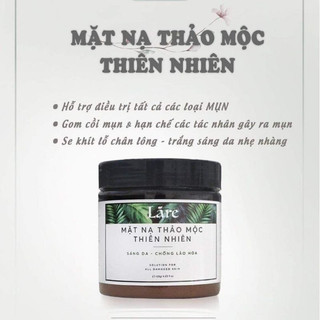 Mặt nạ thảo mộc thiên nhiên thanh dược láre 120gr