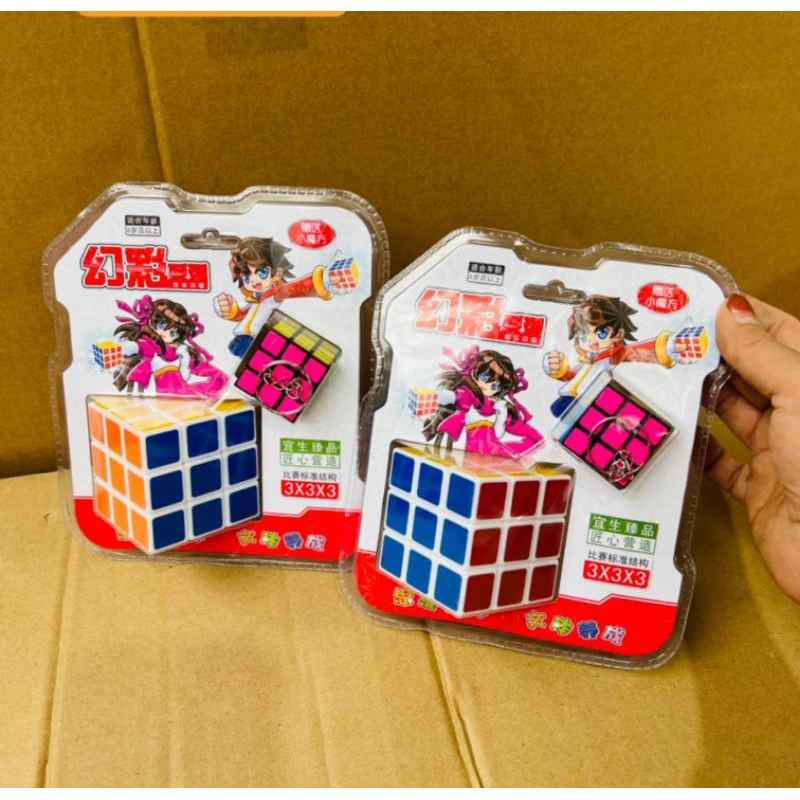 rubic 3x3 tặng kèm rubic mini
