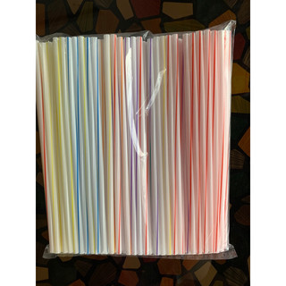 100Gram ỐNG HÚT NHỰA MÀU - PHI 6