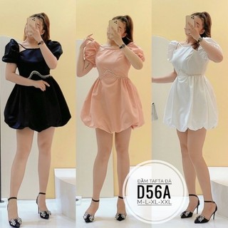 [Hình thật] Đầm bigsize đầm tafta đính đá từ 55kg-90kg