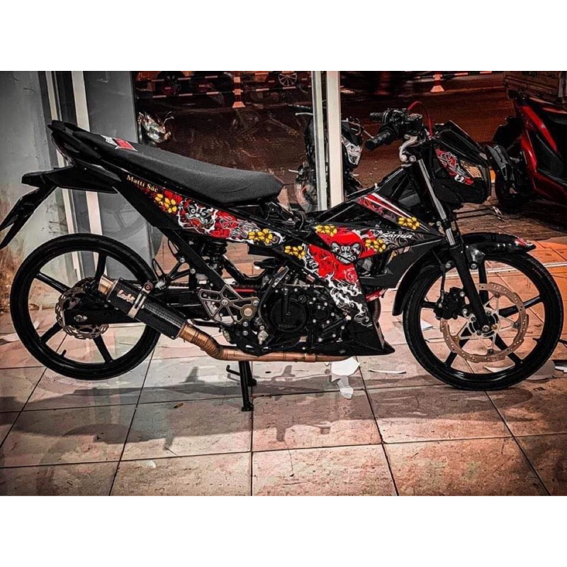 Tem chế mặt quỷ cho satria
