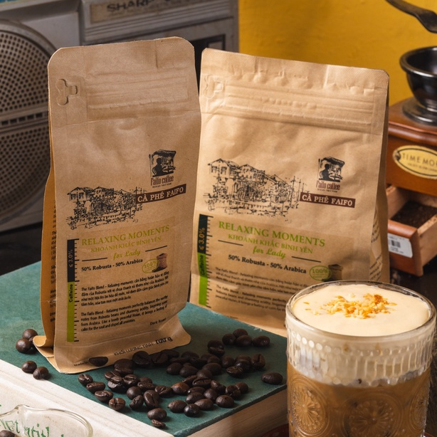 Cà phê 50% Robusta - 50% Arabica - Faifo Coffee