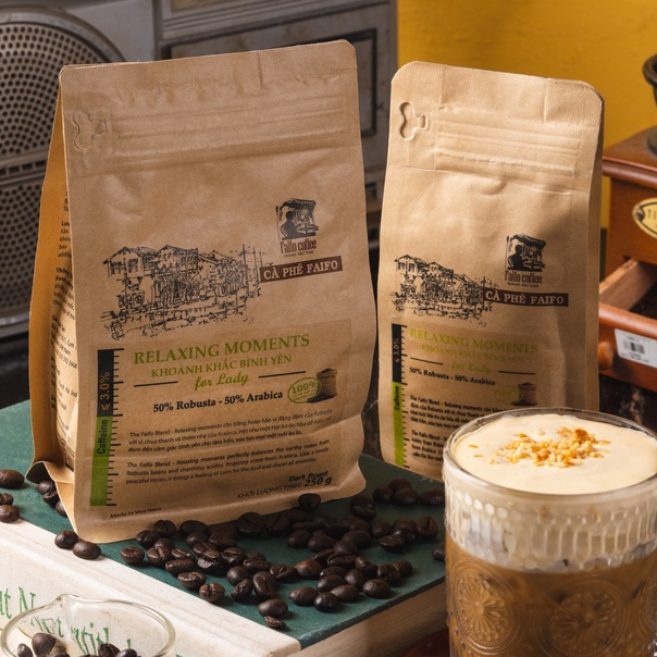 Cà phê 50% Robusta - 50% Arabica - Faifo Coffee