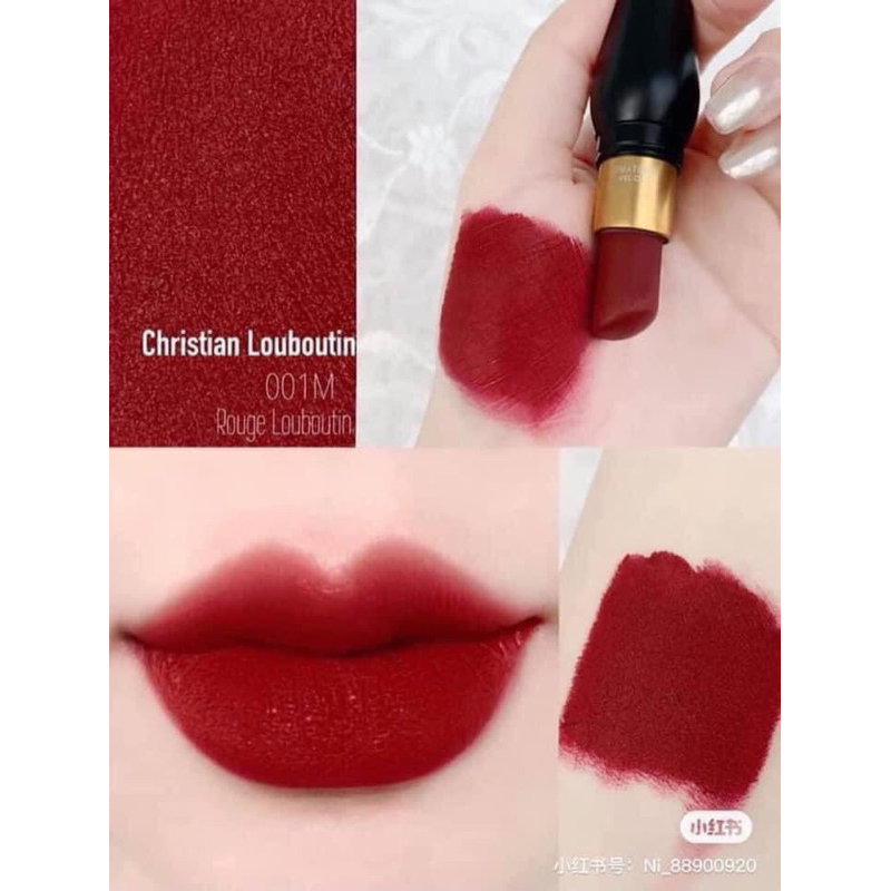 SON LOUBOUTIN #UNBOX MÀU 001M & 005M HÀNG CHÍNH HÃNG