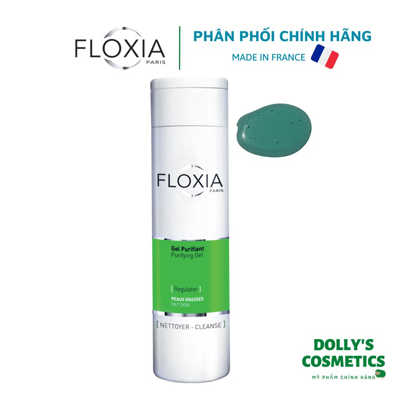 Gel Rửa Mặt Sạch Sâu, Giảm Nhờn Mụn Floxia Purifying Gel 200ml - Pháp