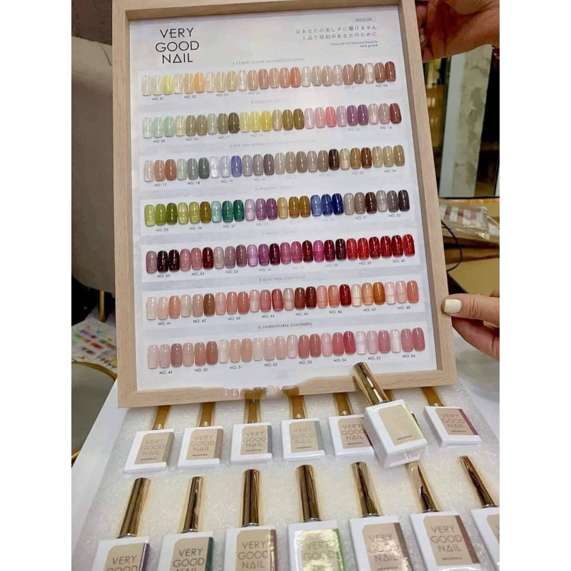 Sét sơn thạch 56 màu Very good ,sơn Hàn Quốc tặng kèm bảng màu