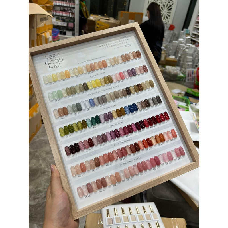 Sét sơn thạch 56 màu Very good ,sơn Hàn Quốc tặng kèm bảng màu