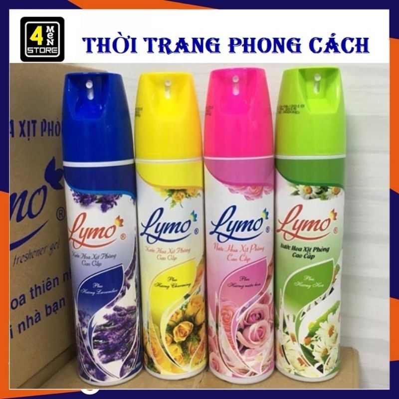 xịt phòng nước hoa lymo 350ml