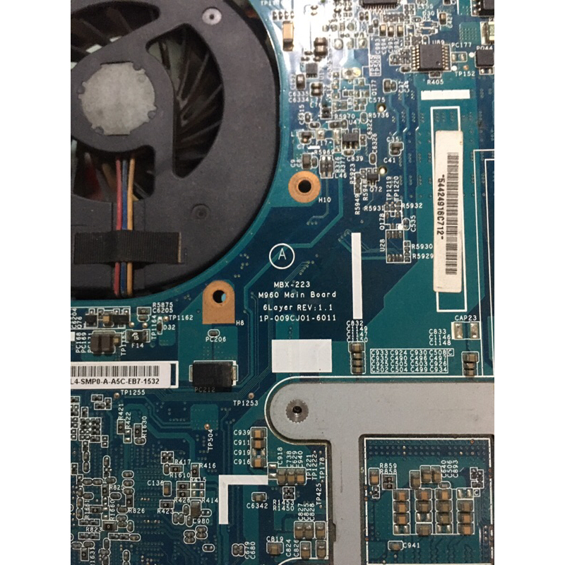 Main Sony MBX-223 M960  Mainboard cũ zin tháo máy chạy ok