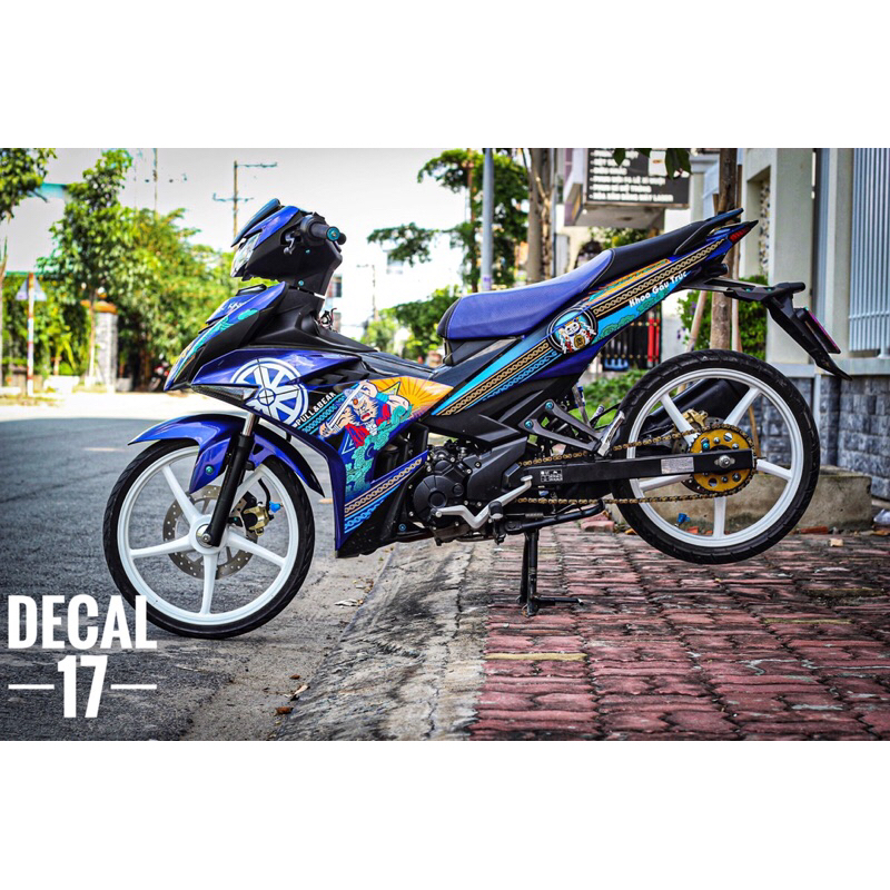 Tem chế mặt quỷ cho exciter150