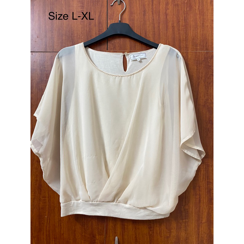 Áo voan bo gấu size L-XL