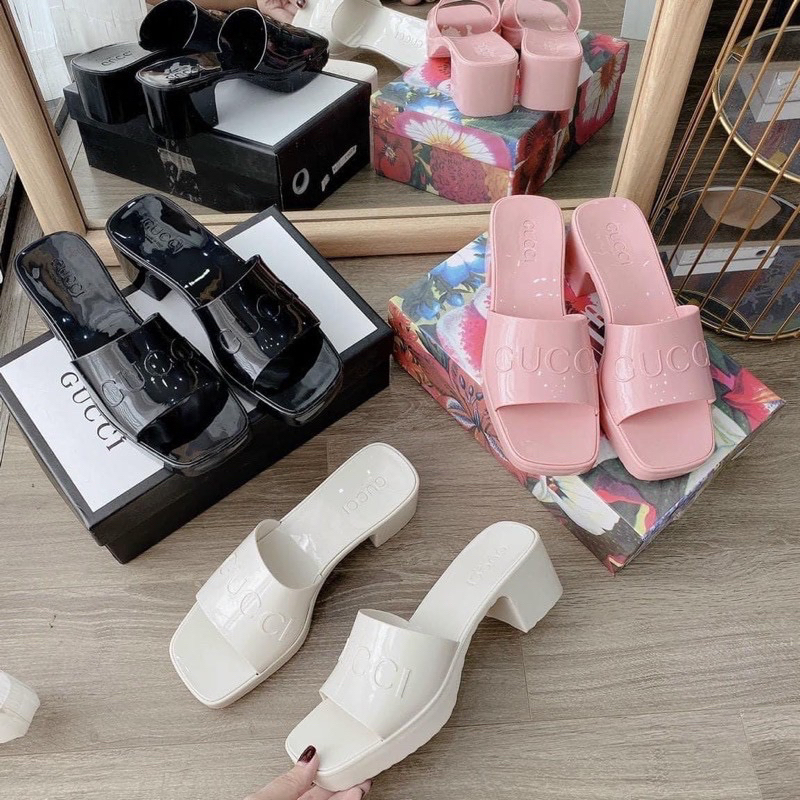 Guốc nhựa chữ G hàng siêu cấp fullbox