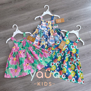 Yauakids - Váy thô hoa bé gái