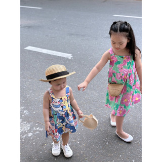 Yauakids - Váy thô hoa bé gái