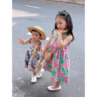 Yauakids - Váy thô hoa bé gái
