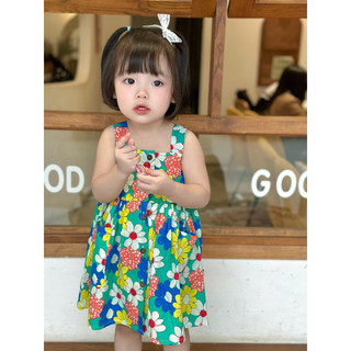 Yauakids - Váy thô hoa bé gái