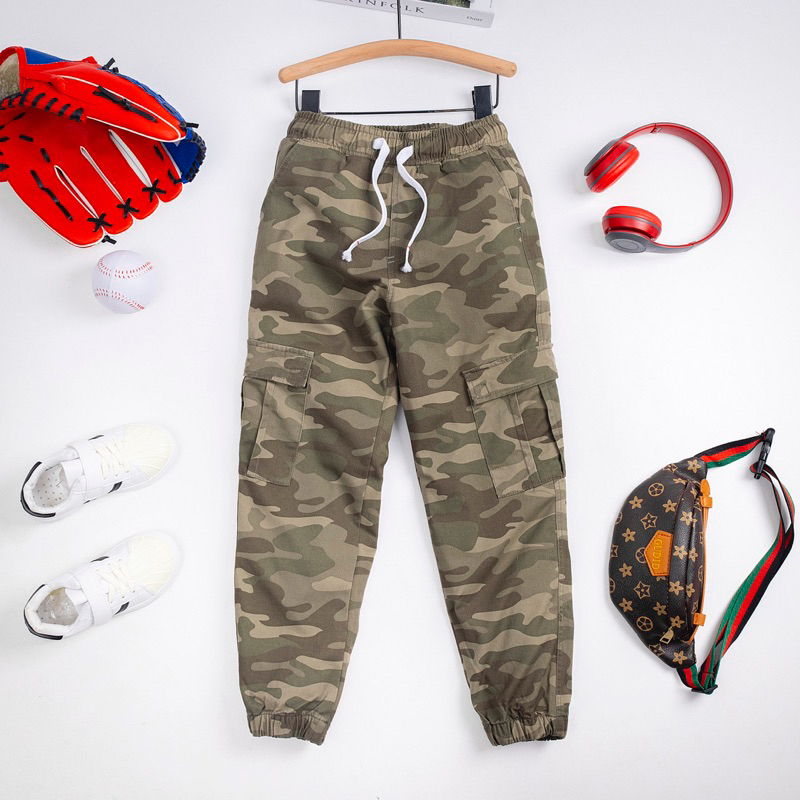 Quần Kaki dài bé trai bo gấu, size 12-55kg chất kaki co giãn nhẹ