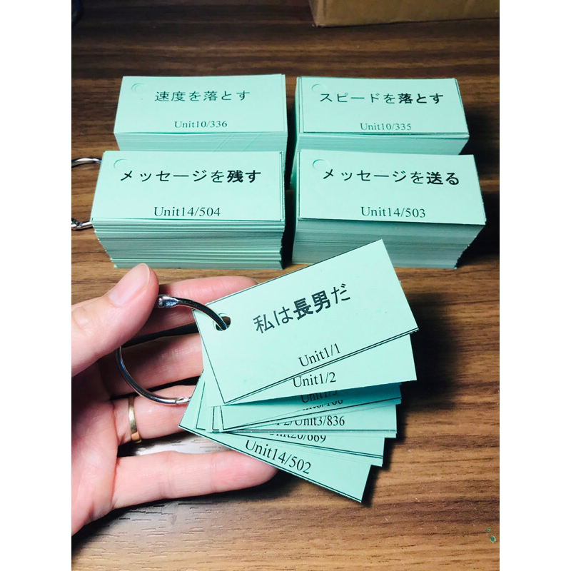 THẺ FLASHCARD TỪ VỰNG TIẾNG NHẬT N3 GIÁO TRÌNH SHINKANZEN MASUTA