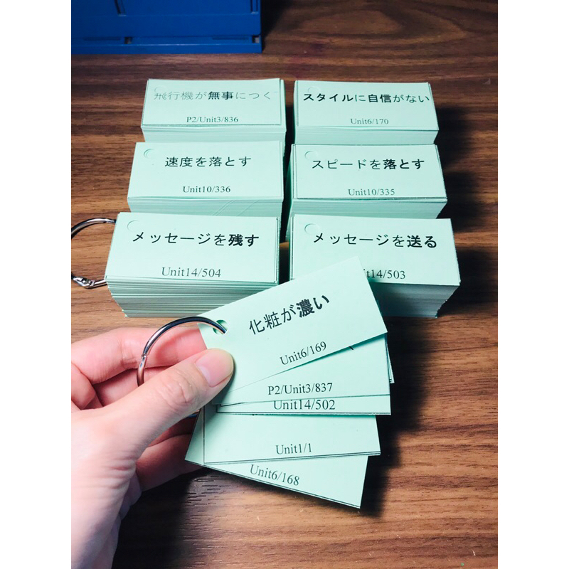 THẺ FLASHCARD TỪ VỰNG TIẾNG NHẬT N3 GIÁO TRÌNH SHINKANZEN MASUTA