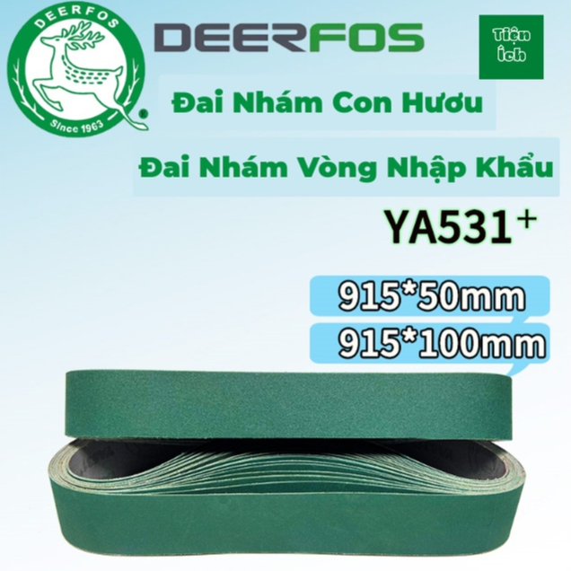 Đai Nhám Vòng Thương hiệu hươu Hàn Quốc YA531 915*50 Độ Nhám Từ #120 #