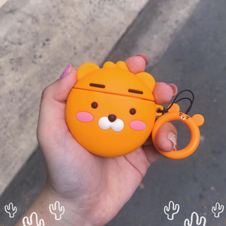 PK189 Ốp lưng airpods BROWN cam