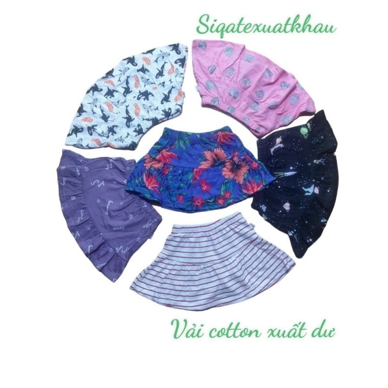 Chân Váy Bé Gái 8-22kg Nhiều Hình Đẹp Chân Váy Đuôi Cá Bé Gái