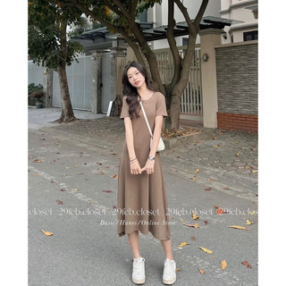 Đầm xoè suông dài