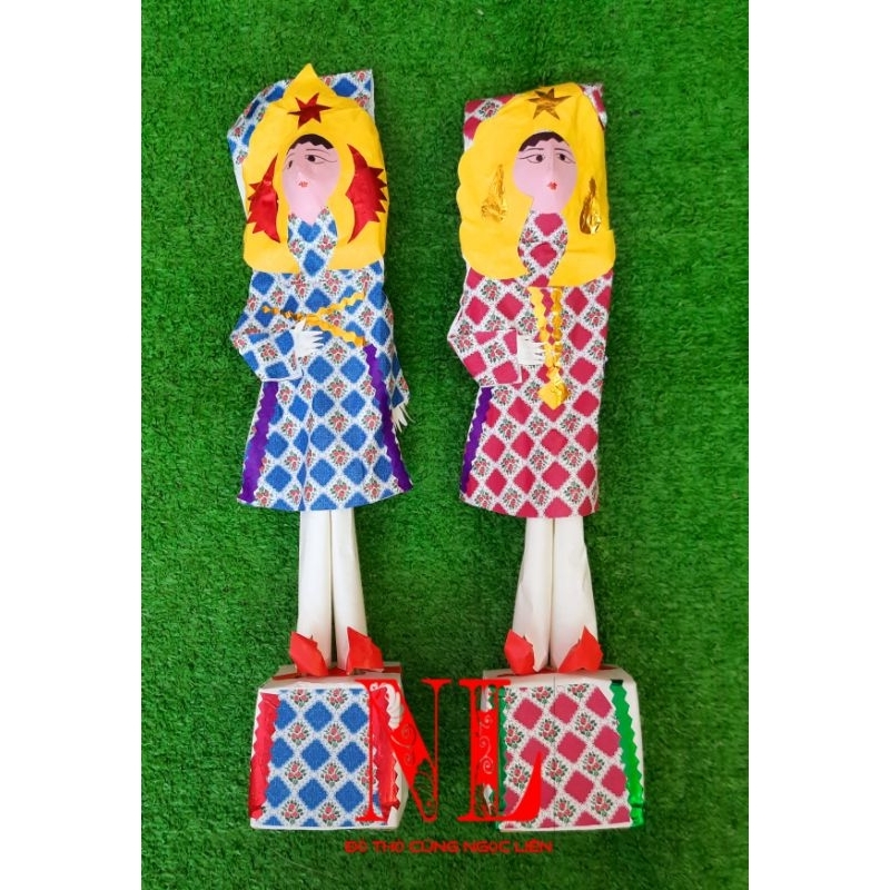 Hình nhân thế mạng, Hình nộm nam nữ giấy cúng