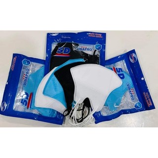 Sỉ 100 chiếc Khẩu trang 5D Mask Vinapro (Set 100 cái)