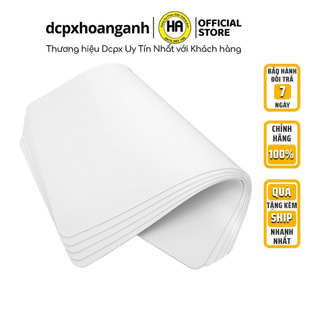 Da Giả Tập Xăm Trơn Trắng Mềm dày 1 Dễ Phun Xăm |Dụng Cụ Phun Xăm