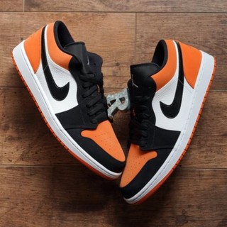 Giày Sneaker JrD Cam Đen Thấp Cao Cấp
