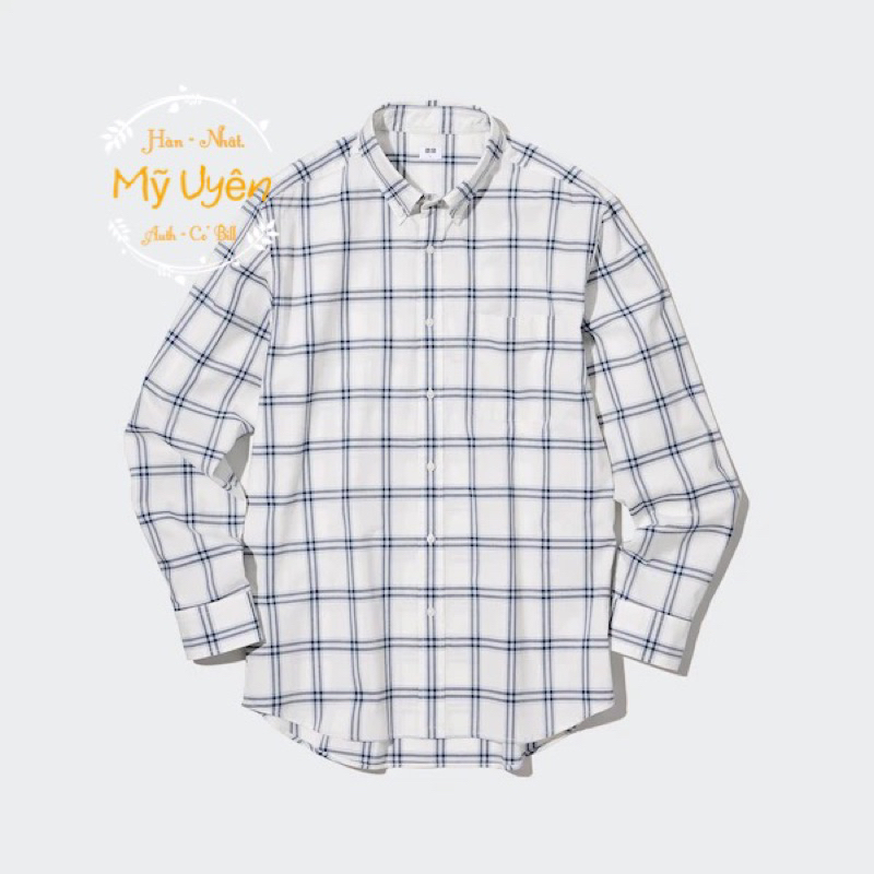 Áo sơ mi kẻ Nam Uniqlo