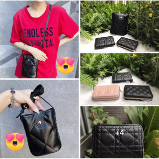 Combo túi điện thoại và ví ngắn