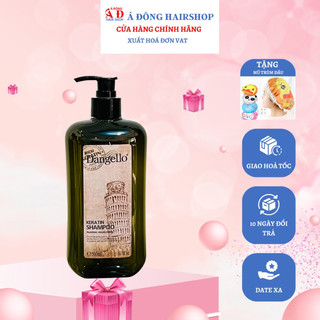 [+Tặng mũ trùm][Chính hãng] Dầu gội Dangello Keratin phục hồi tóc khô hơ hư tổn 500ml