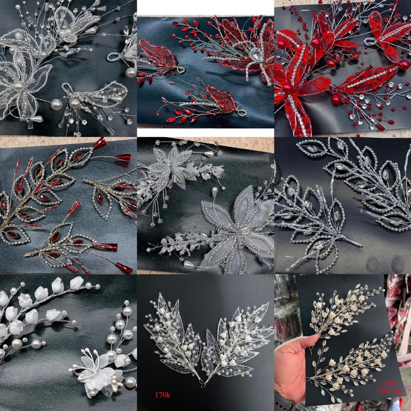 Bộ cài tóc cô dâu