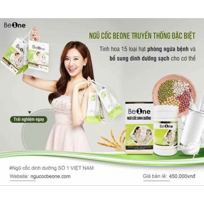 BEONE NGŨ CỐC DINH DƯỠNG SỐ 1 VIỆT NAMBeone xanh Chính Hãng
