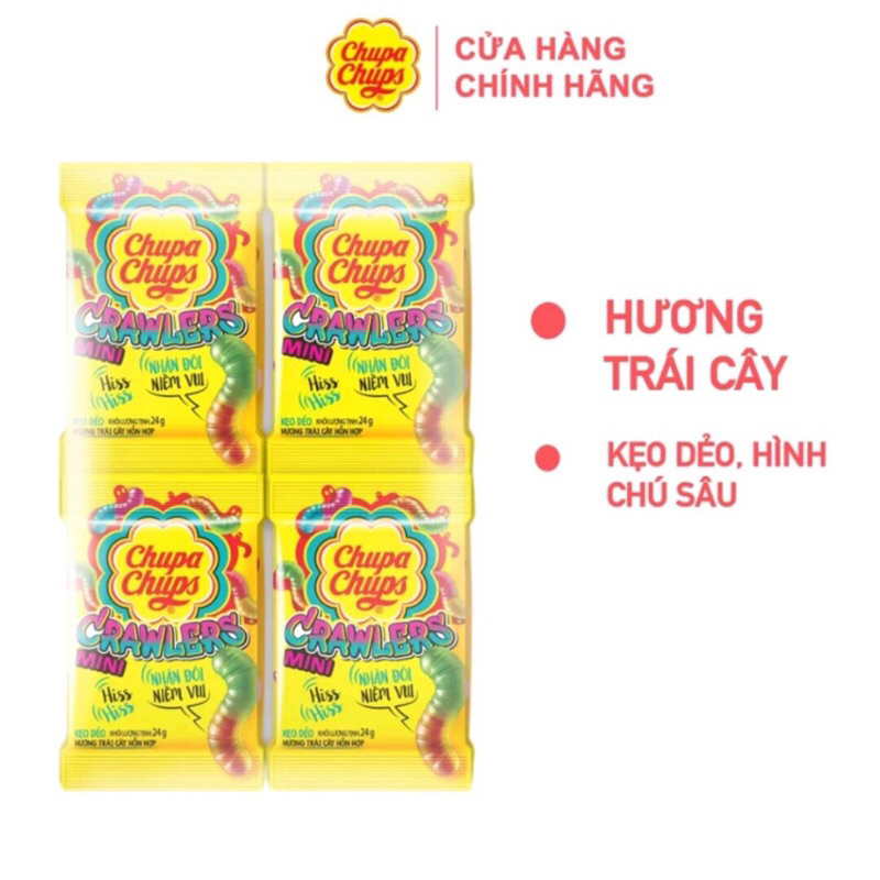 Kẹo dẻo Chupa Chups 8gói/dây