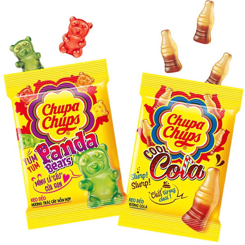 Kẹo dẻo Chupa Chups 8gói/dây