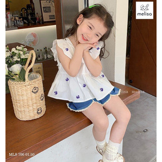 Bộ hoa cúc xanh Melisa