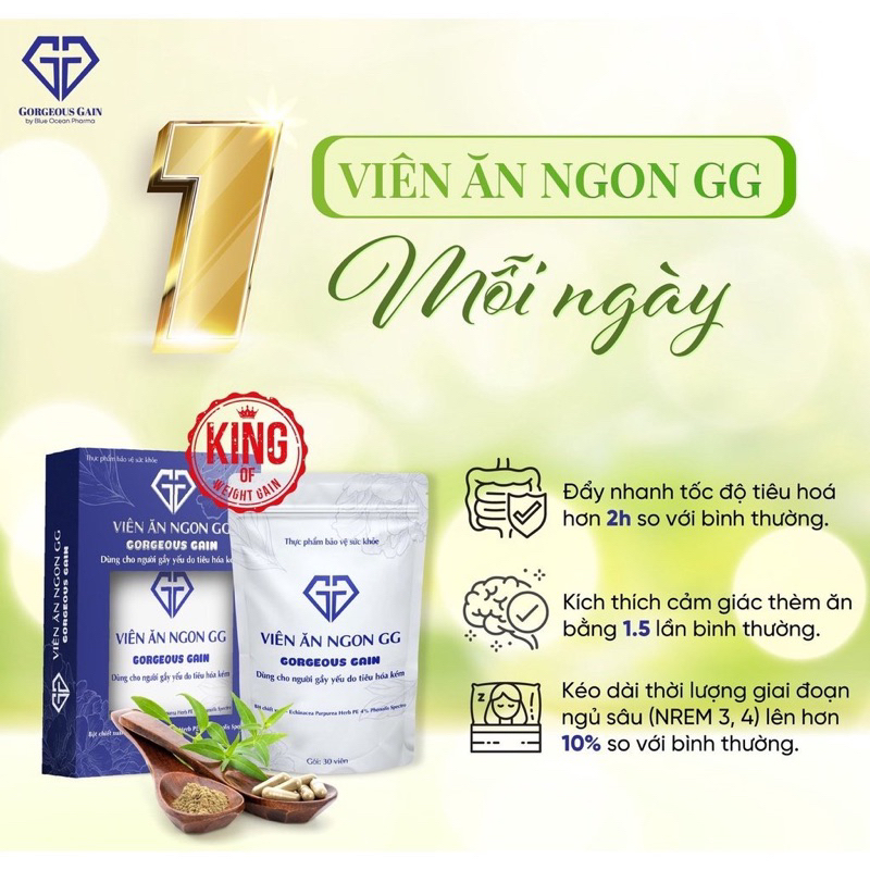 Viên Ăn Ngon GG Tăng 4-8kg sau 30 ngày. Cam Kết Hàng Chính Hãng 100% | BigBuy360 - bigbuy360.vn