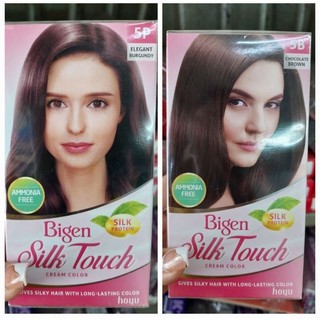 Kem nhuộm tóc phủ bạc Bigen Silk Touch