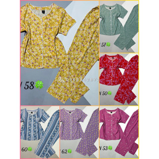 đồ bộ dài gài nút tole lanh xuất