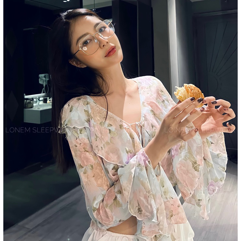 ÁO CROPTOP BÈO TẰM TƠ PASTEL-GALAXY ROSE | BigBuy360 - bigbuy360.vn