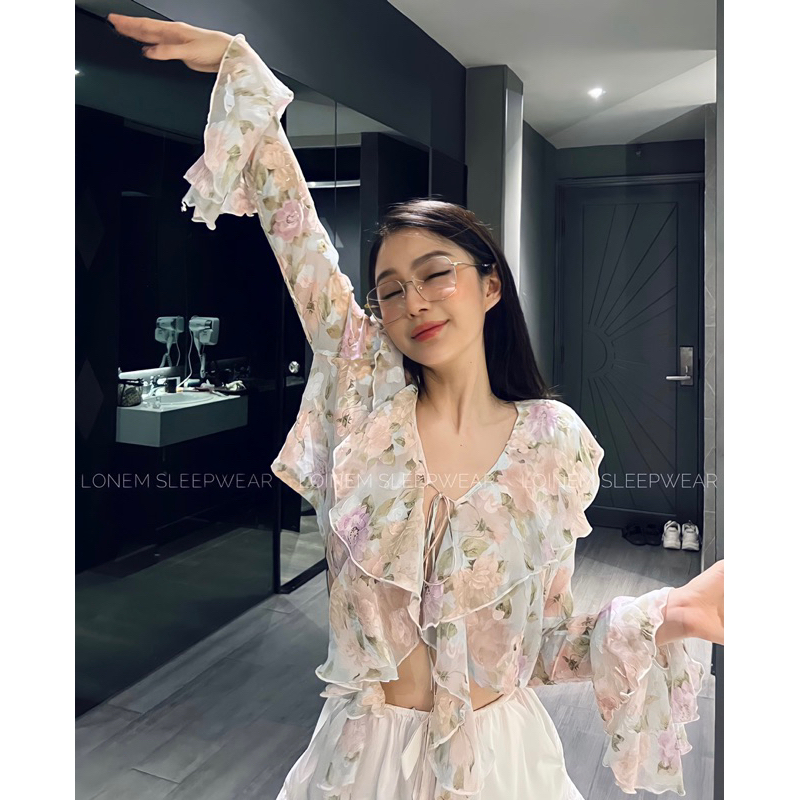 ÁO CROPTOP BÈO TẰM TƠ PASTEL-GALAXY ROSE | BigBuy360 - bigbuy360.vn