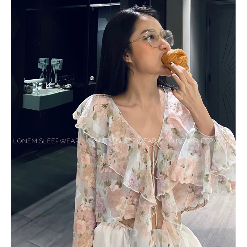 ÁO CROPTOP BÈO TẰM TƠ PASTEL-GALAXY ROSE | BigBuy360 - bigbuy360.vn