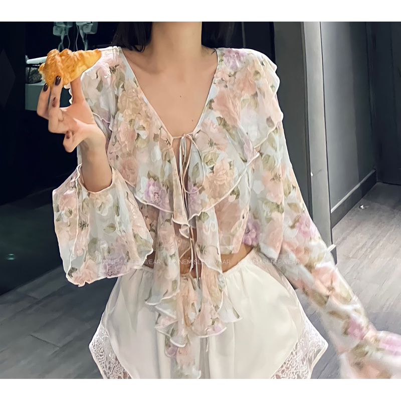 ÁO CROPTOP BÈO TẰM TƠ PASTEL-GALAXY ROSE | BigBuy360 - bigbuy360.vn