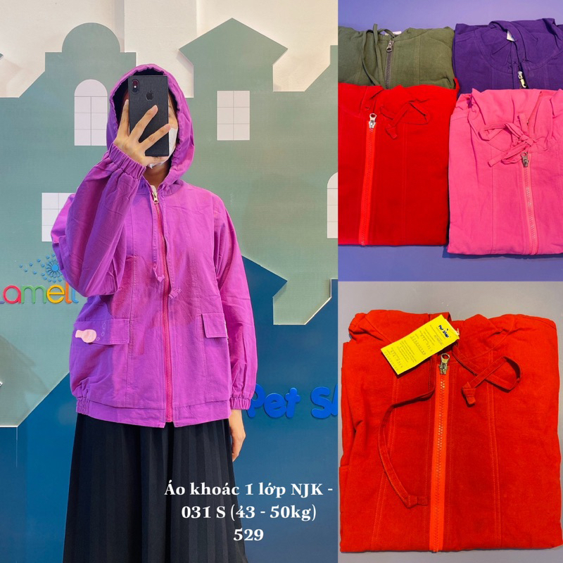 Áo Khoác chống nắng cho nữ Cotton thoáng mát PETSHOP LAMELL NJK 031