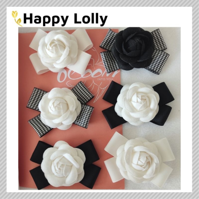 Móc kẹp quần áo Chaneo ép Nhung, Cài Áo Hoa Trà